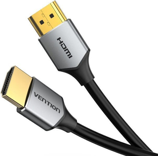 Vention Ultra Dünnes HDMI 2.0 Premium High Speed 4K 60Hz HDR Kabel HDMI-Stecker - HDMI-Stecker 2m Grau