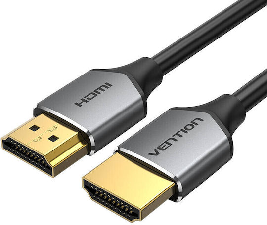 Vention Ultra Dünnes HDMI 2.0 Premium High Speed 4K 60Hz HDR Kabel HDMI-Stecker - HDMI-Stecker 2m Grau