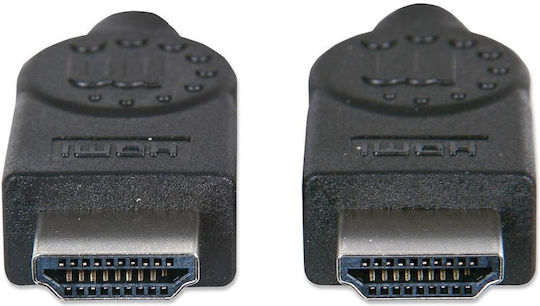 IC Intracom HDMI 2.1 Ultra High Speed 48Gbps 4K 120Hz HDR VRR Cable HDMI male - HDMI male 2m Μαύρο