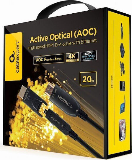 Cablexpert High Speed HDMI 2.0 Premium High Speed 4K 60Hz HDR Cable HDMI Male - HDMI Male 10m Black
