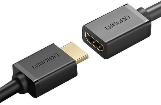 Ugreen HD107 Cable HDMI male - HDMI female 3m Μαύρο