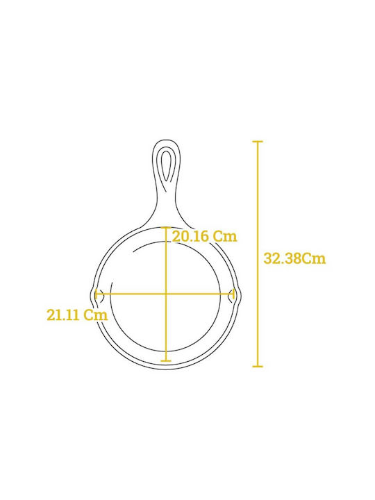 Lodge Pan aus Gusseisen 20.3cm