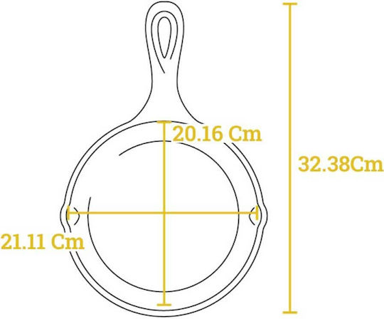 Lodge Pan aus Gusseisen 20.3cm
