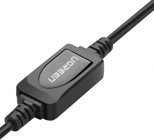 Ugreen USB 2.0 Kabel USB-A-Stecker - USB-B-Stecker Schwarz 10m 10374