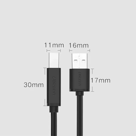 Ugreen USB 2.0 Cablu USB-A - USB-B Negru 15m 10362