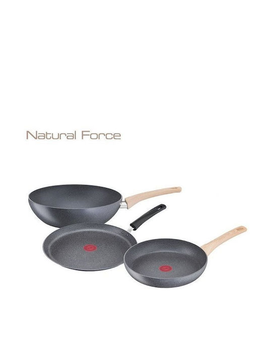 Tefal Natural Force Κρεπιέρα από Αλουμίνιο με Αντικολλητική Επίστρωση 25cm