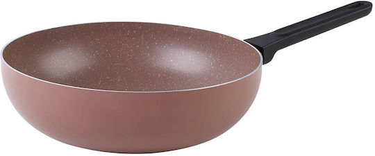 Muhler Wok aus Aluminium mit Steinbeschichtung 30cm