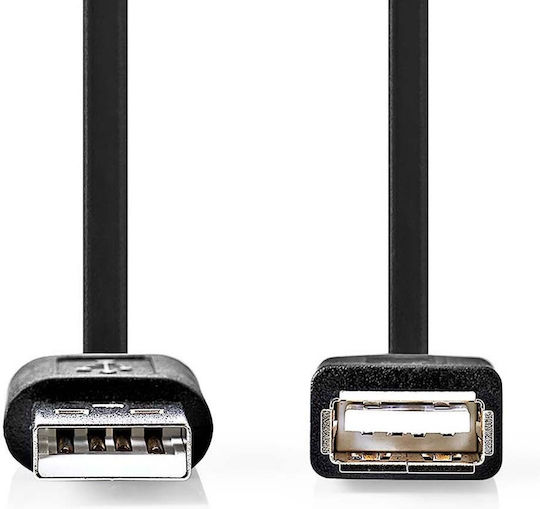 Nedis 2m USB 2.0 Cable A-Male (CCGL60010BK20)