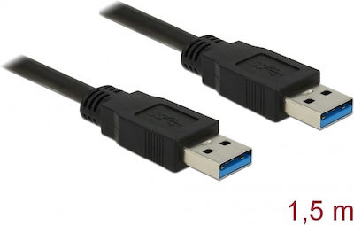 DeLock 1.5m USB 3.0 Cable A-Male (85061)