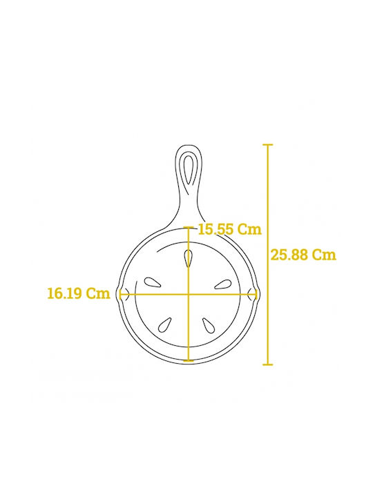 Lodge Τηγάνι από Μαντέμι 16.51cm