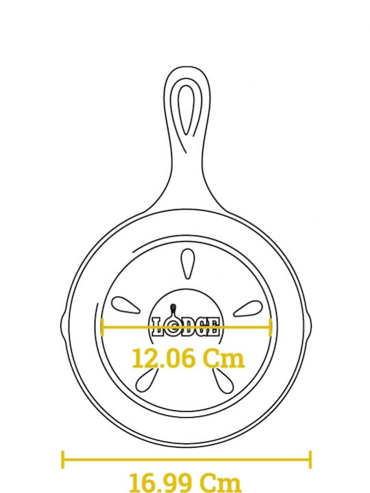 Lodge Τηγάνι από Μαντέμι 16.51cm