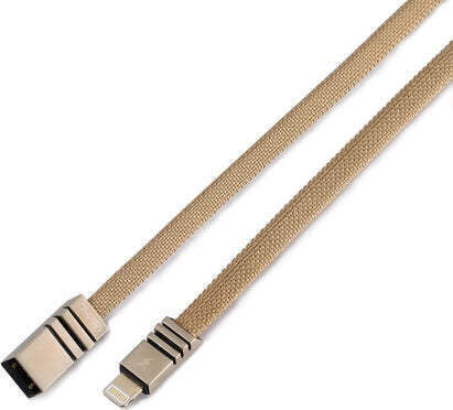 Remax 2 in 1 Weave RC-081m Geflochten USB 2.0 auf Micro-USB-Kabel Beige 1m 1Stück