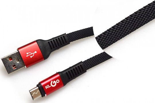 KLGO KLGO S-90 Редовна USB 2.0 до микро USB кабел Черен 1м 1бр