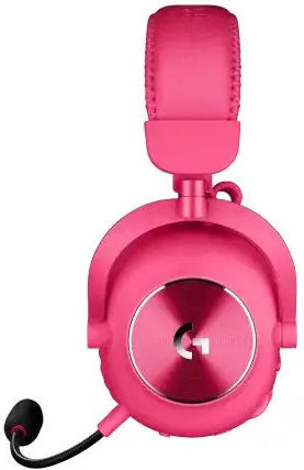 Logitech Pro X 2 Lightspeed Wireless Over Ear Gaming Headset with Connection 3.5mm / Bluetooth Pink