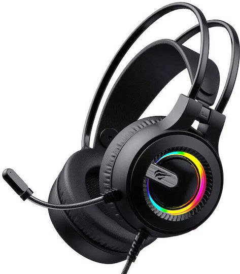 Havit H2040D Over Ear Gaming Headset με σύνδεση 3.5mm / USB