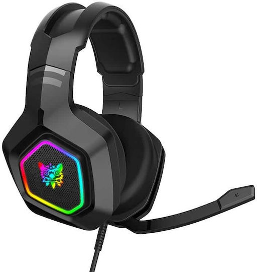 Onikuma K10 RGB Надушници Гейминг Слушалки с Свързаност 2x3,5 мм / 3,5 мм