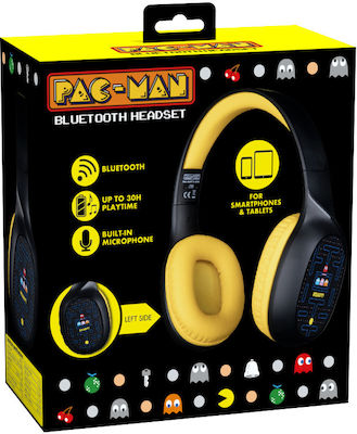 Konix Pacman Wireless Over Ear Gaming Headset with Connection Bluetooth Black/Blue