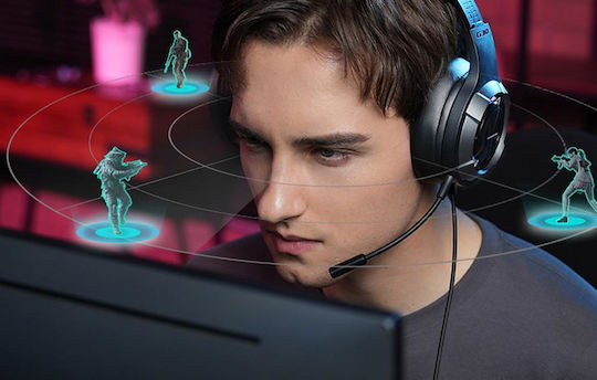 Edifier G30 II Over Ear Gaming Headset with Connection USB Gray