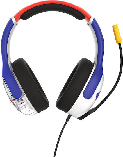 PDP Sonic Go Fast Über Ohr Gaming-Headset mit 3,5 mm Verbindung Blau für Nintendo Switch