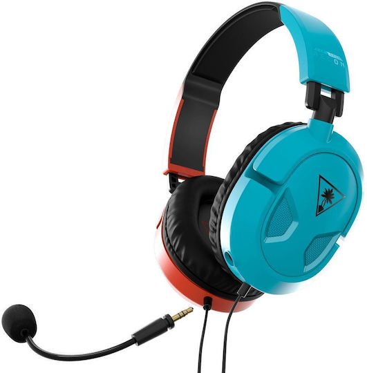 Turtle Beach Recon 50N Over Ear Gaming Headset with 3.5 mm Connectivity Red Blue for Nintendo Switch
