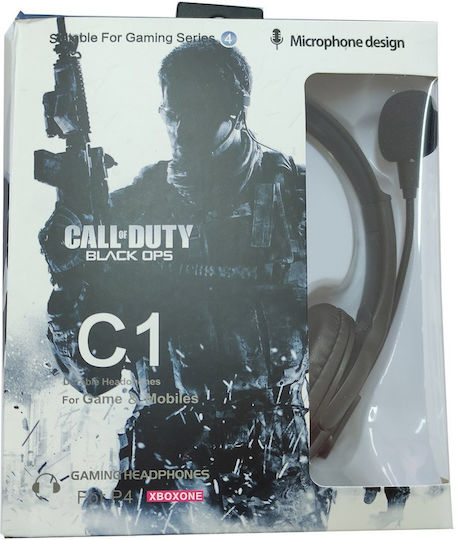 Oakorn Oakorn C13 On Ear Gaming Headset cu conexiune 3,5mm Negru