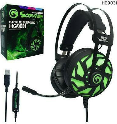 Marvo HG9031 Over Ear Gaming Headset με σύνδεση USB