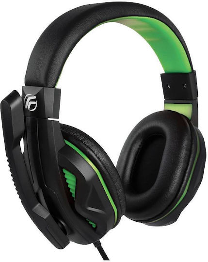 Fenner Soundgame Over Ear Gaming Headset cu conexiune 3,5mm Verde