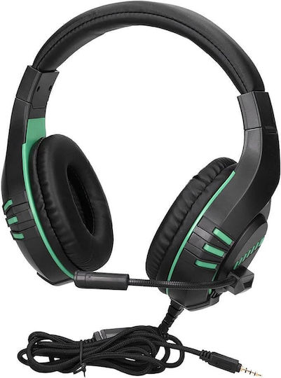 Komc M205 На Ушите Гейминг Слушалки с Свързаност 3,5 мм Зелен за PS4