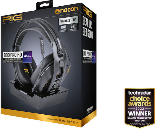 Nacon Căști Gaming Wireless Over Ear Cu Conectivitate Bluetooth Pentru PC