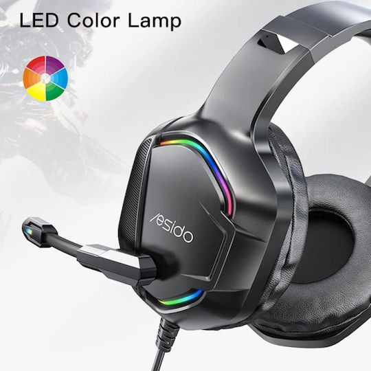 Yesido EK01 Über Ohr Gaming-Headset mit Verbindung 3,5mm Schwarz