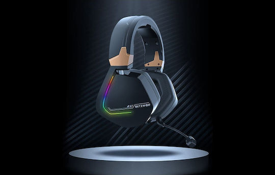 BlitzWolf BW-GH2 Надушници Геймърски слушалки с връзка USB Черен