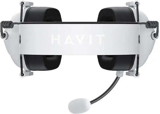 Havit H2033D Über Ohr Gaming-Headset mit Verbindung 3,5mm White / Black