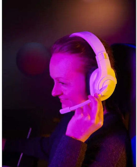 HAMA SoundZ 100 V2 Over Ear Gaming Headset με σύνδεση 3.5mm Λευκό