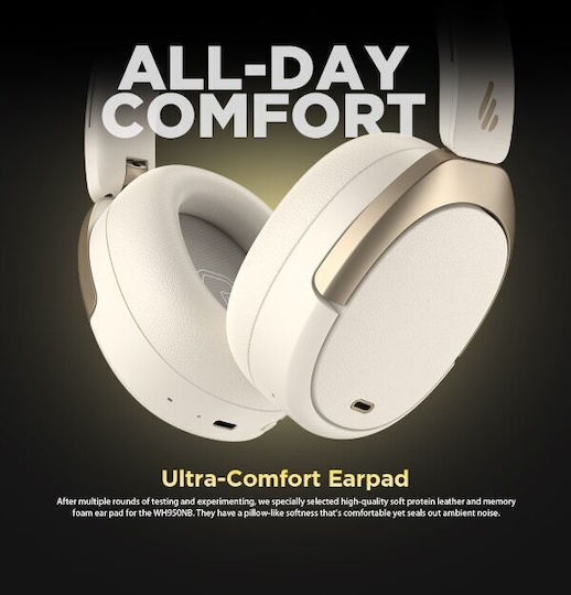 Edifier WH950NB Wireless / Wired Over Ear Headphones with 34 hours of Operation and Quick Charge Black