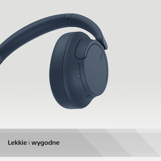 Sony WH-CH720N Wireless / Wired Over Ear Headphones with 35 hours of Operation and Quick Charge Blue
