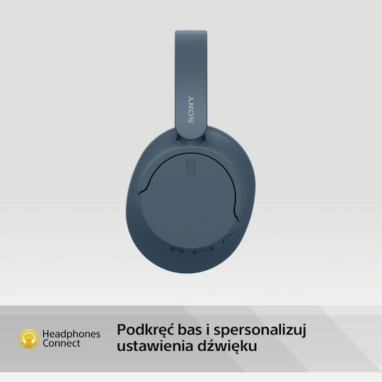 Sony WH-CH720N Wireless / Wired Over Ear Headphones with 35 hours of Operation and Quick Charge Blue