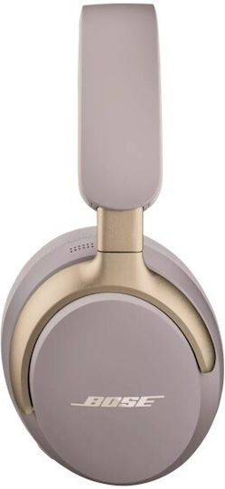 Bose QuietComfort Ultra Wireless / Wired Over Ear Headphones with 24 Hours Playing Time and Quick Charging Beige