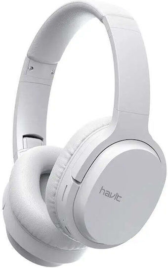 Havit I62 Wireless / Wired Over Ear Headphones with 8 hours of Operation White