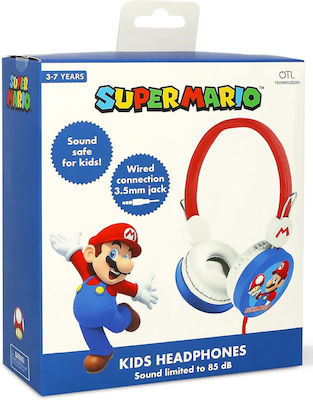 OTL Super Mario Kids Core Pe ureche de Copii Căști Multicoloa SM1108