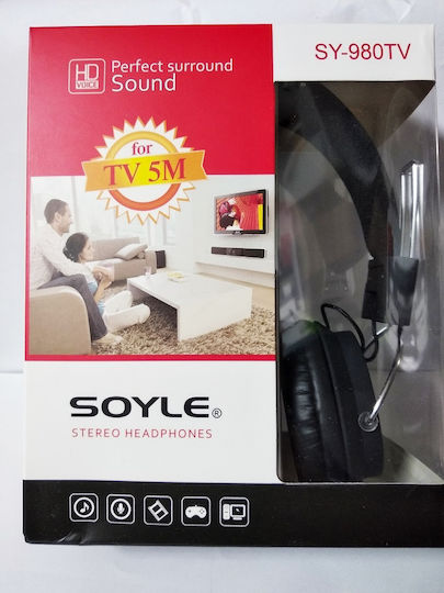 Soyle SY-980TV Wired On Ear Headphones White SY-980TV