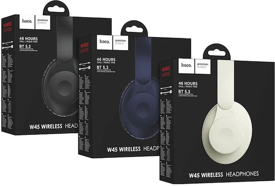 Hoco W45 Enjoy Fără fir / Cu fir Over Ear Căști Negre
