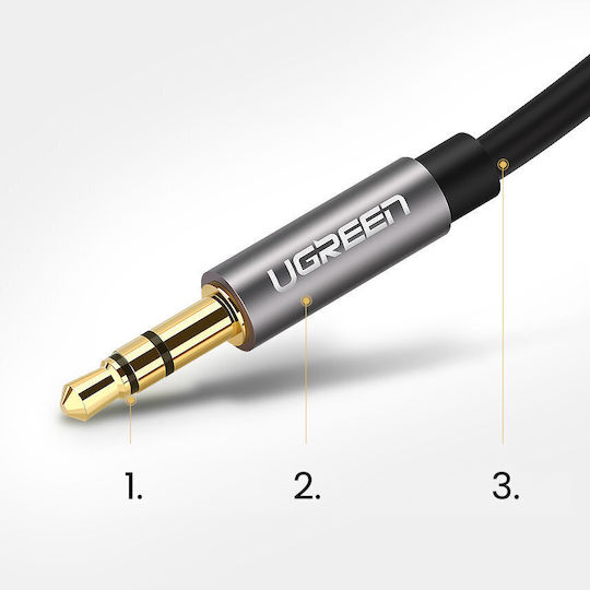 Ugreen 3.5mm Male to 3.5mm Male Audio Cable Gray 1m 10733