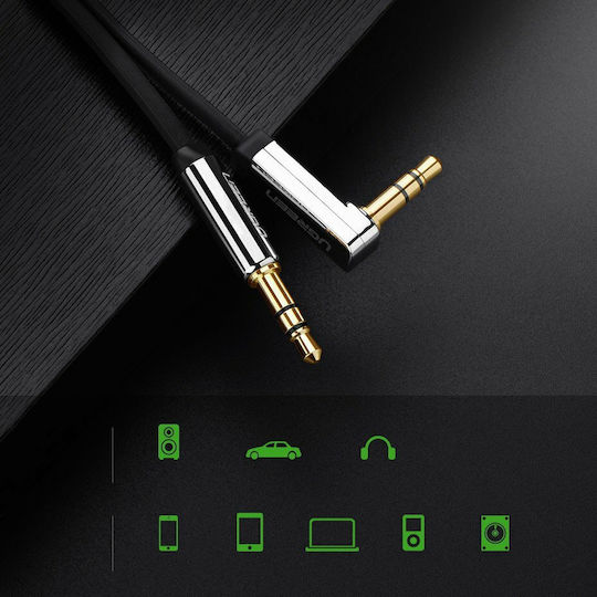 Ugreen 3.5mm Jack Cable 3.5mm Male - 3.5mm Male Black 1m 10599
