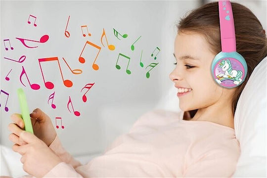 Lexibook Unicorn Kabellos / Kabelgebunden Kinder Am Ohr Kopfhörer mit 4 Stunden Betriebszeit Hellblau