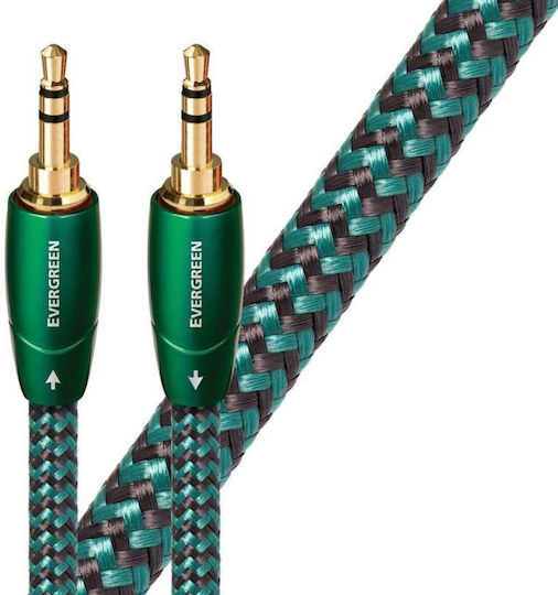 Audioquest Audio Cable 3.5mm Male - 3.5mm Male Green 2m with Gold Plated Terminals