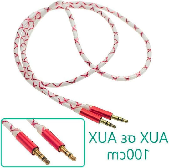 3.5mm male - 3.5mm male Cable Red 1m (0122.016)