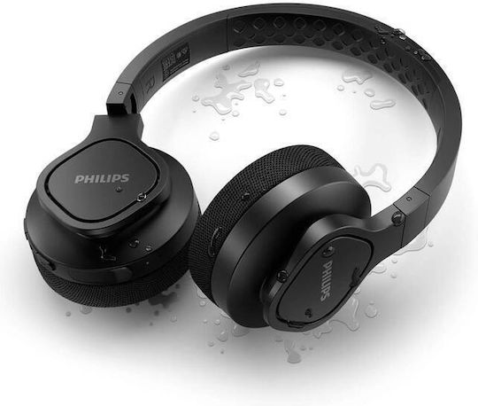 Philips A4216 Безжични / Жични On Ear Слушалки с 35 часа Работа и Бързо Зареждане Черни