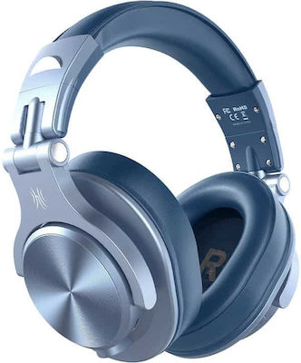 OneOdio Fusion A70 Wireless/Wired Over Ear Headphones with 72 hours of Operation Blue