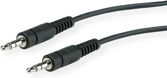 Roline Cablu Audio 3,5 mm Male - 3,5 mm Male Negru 3m 11.09.4503