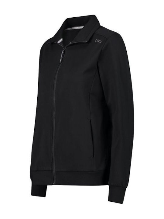Cardigan Fleece pentru Bărbați Neagră